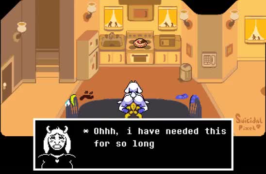 (Toriel x Kris) Empty Nest Syndrome [Suicidalpixel]