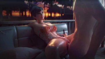 Tracer Drunk & Relaxing (Swimsuit)[VGErotica][4K]