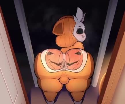 Twerking Femboi Pumpkin: Thick or Treat