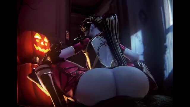 Widowmaker Reverese Cowgirl [Blacked][FPSBlyck]