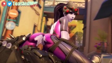 Widowmaker riding Reaper on public