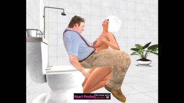 With the club janitor and having fun…