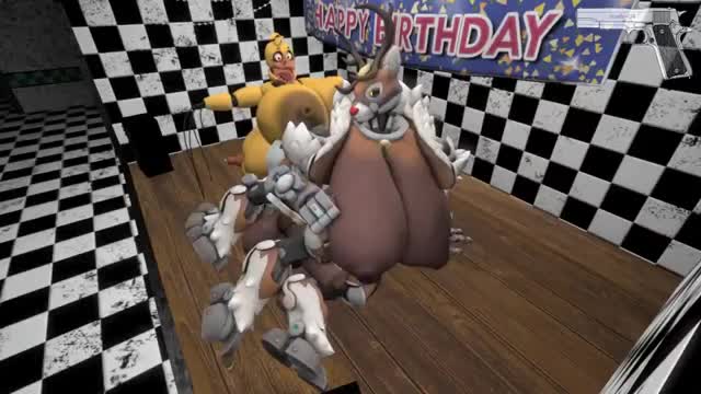Withered Chica tempted by orisa reno