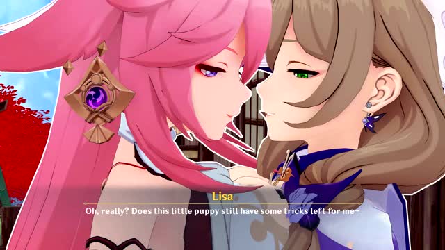 Yae Miko x Lisa Commission