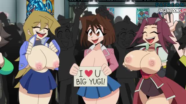 Yu-Gi-Oh girls boobies