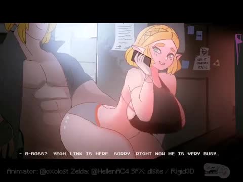Zelda doing the fat job