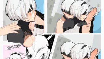 2b sucks Kaine’s cock