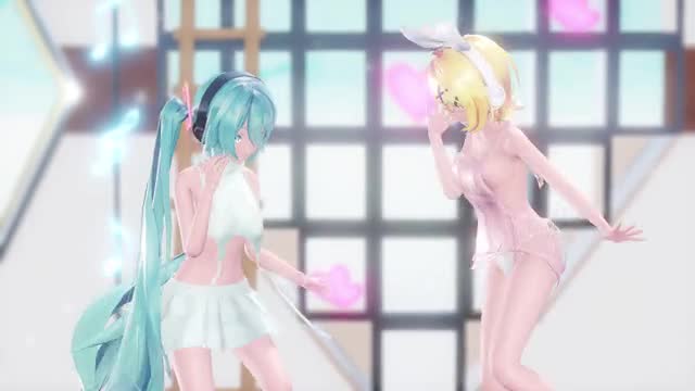 [4kmmd]Miku Rin Lap Tap Love B ver