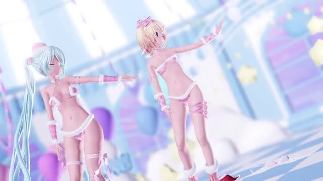 [4kmmd]Miku Rin Strobo Nights