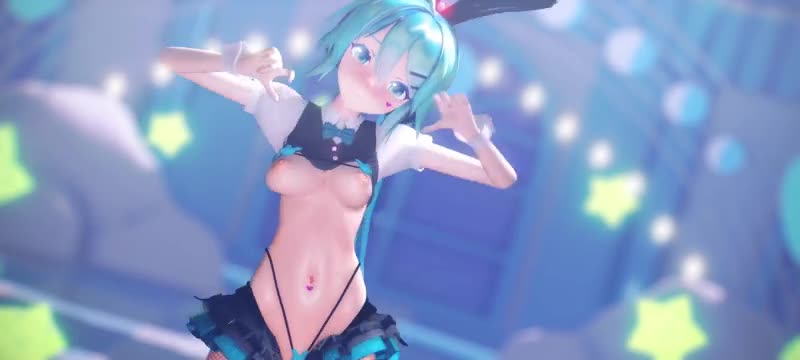 [4kmmd]Rabbit Hole Hatsune Miku by Hisapi
