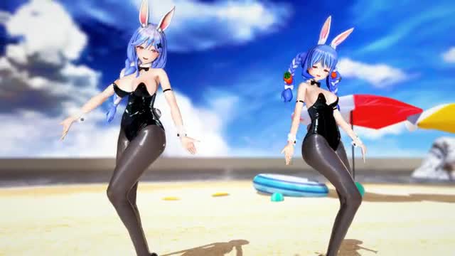 [4kmmd]Usada Pekora & Pekora Mother Heart-Pie Dancehall dance only
