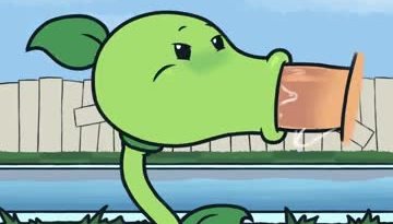A Peashooter gets to suck a large dick