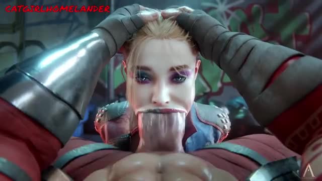 Absolute Wonder Woman face fuck Harley