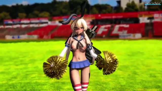 Adult Shimakaze – Dance of the Tail [MMD R18] Bender