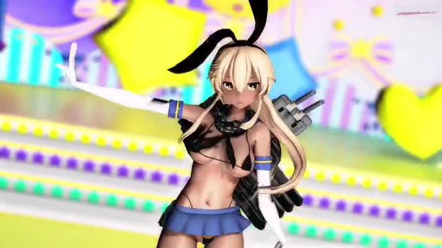 Adult Shimakaze – Kimiiro [MMD R18] Bender
