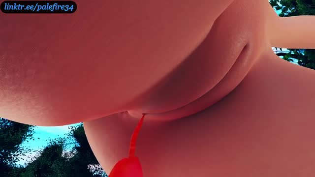 Aerith’s perfect pussy probed by tentacle