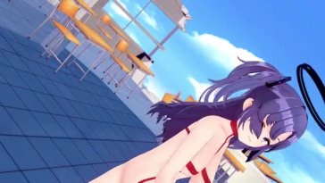 After Sex Hayase Yuuka　[Haniwa’s Miniature Garden]