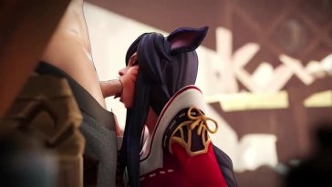 Ahri Blowjob [Nuttycravat] [4K]