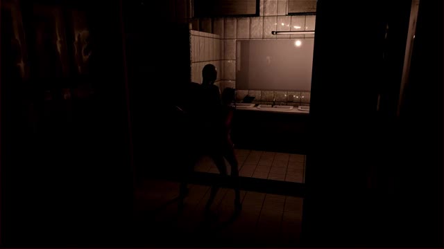 Alien Encouter Horror Bathroom