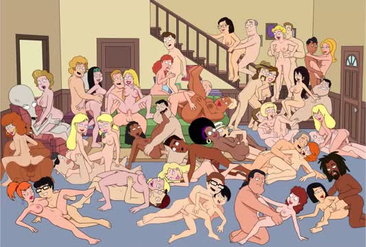 American dad super orgy