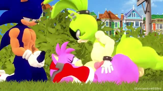 Amy cheating sonic with Surge
