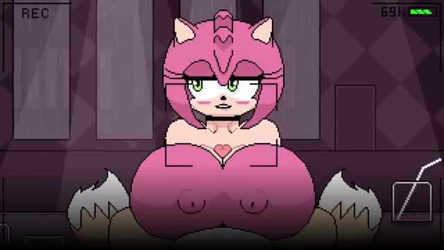 Amy rose in the emerald bar