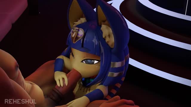 Ankha blowjob