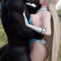Asuna & Horseguy [Rekin3D]