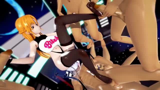 AsunaXLefaXSuguhaXShinon The baddest (Sword Art Online) SEX