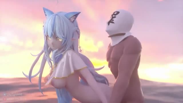 At sea with my 3D girlfriend