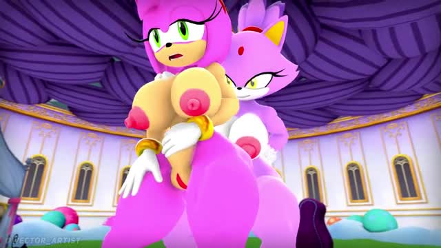 Blaze Having Fun With Amy