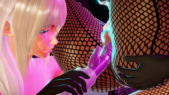 Bunny dwarf dildo-fucked by bunny elf