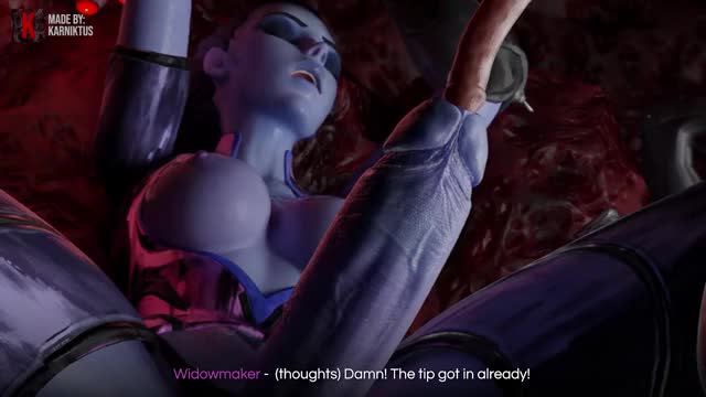 [COMMISSION] Futa Widowmaker Tentacle Docking