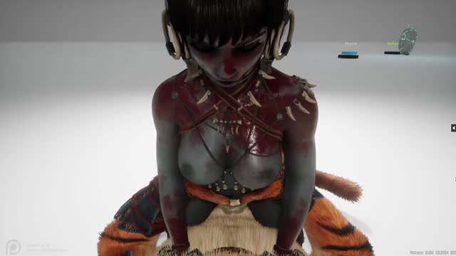 Cannibal takes massive dick and gets covered in cum