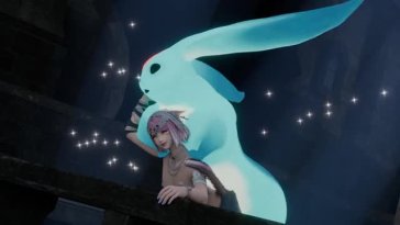 Carbuncle & Miqo’te Priestess