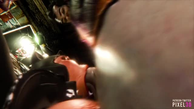 Catwoman Throat Fuck [Pixel3D][4K]