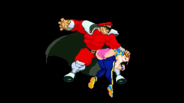 Chun LI spanked by M.Bison