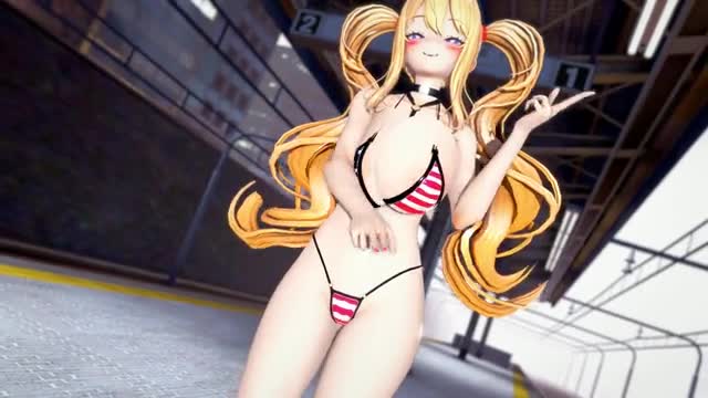 Cobby Gambare dance (Azur Lane) 4k