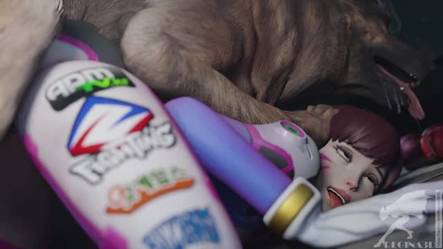 D.Va Takes Puppies [Regina3D]
