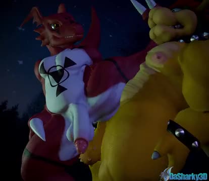 [DaSharky3D] Bowser X Guilmon2