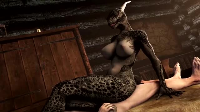 Dragonborn Fucking Argonian (Scrungusbungus) [The Elder Scrolls]