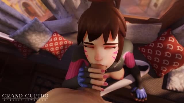 D.va Loving Gentle Blowjob❤ Overwatch 2