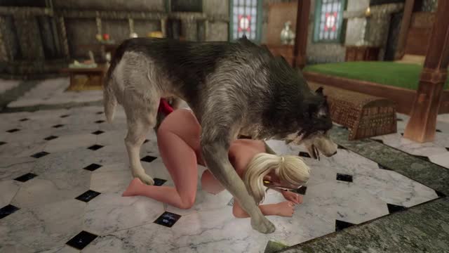 Elf Fucked by Wild Husky