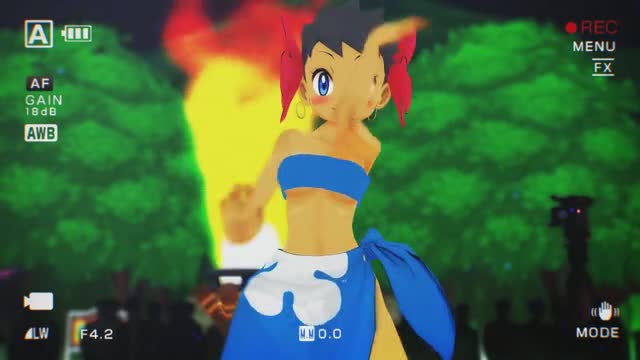 Elite 4 Phoebe undresses to lure creature in Alola