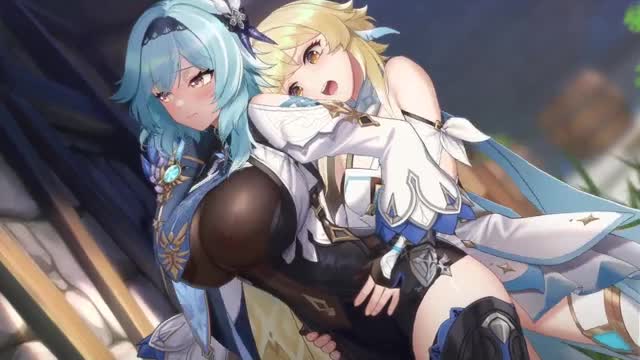 Eula X Lumine – Outdoors Sex (Clothed Version)