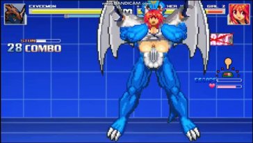 Exveemon x Kung Fu Girl