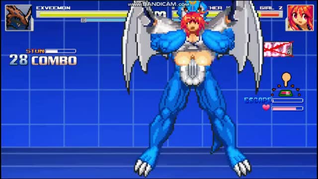Exveemon x Kung Fu Girl