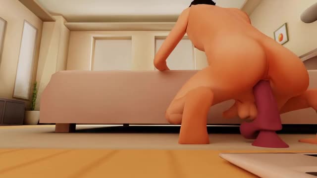 Femboy livestreams himself fucking himself with large dildo