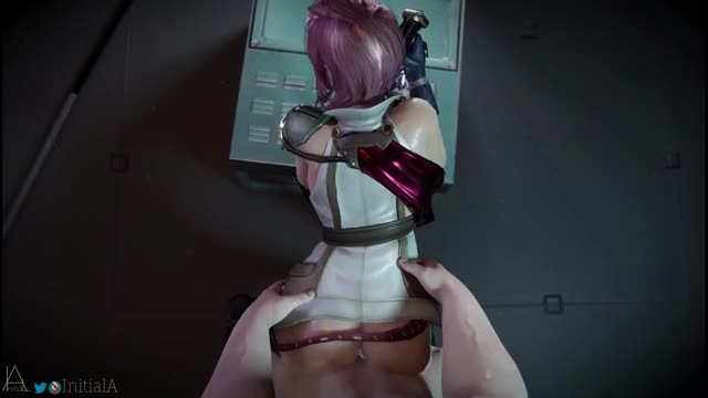 Final Fantasy big pussy and big cock by InitialA
