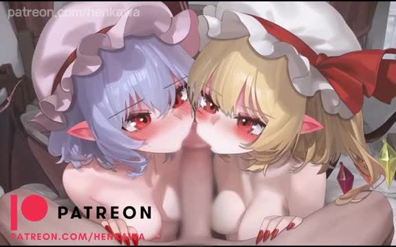 Flandre scarlet & Remilia scarlet Touhou 3P